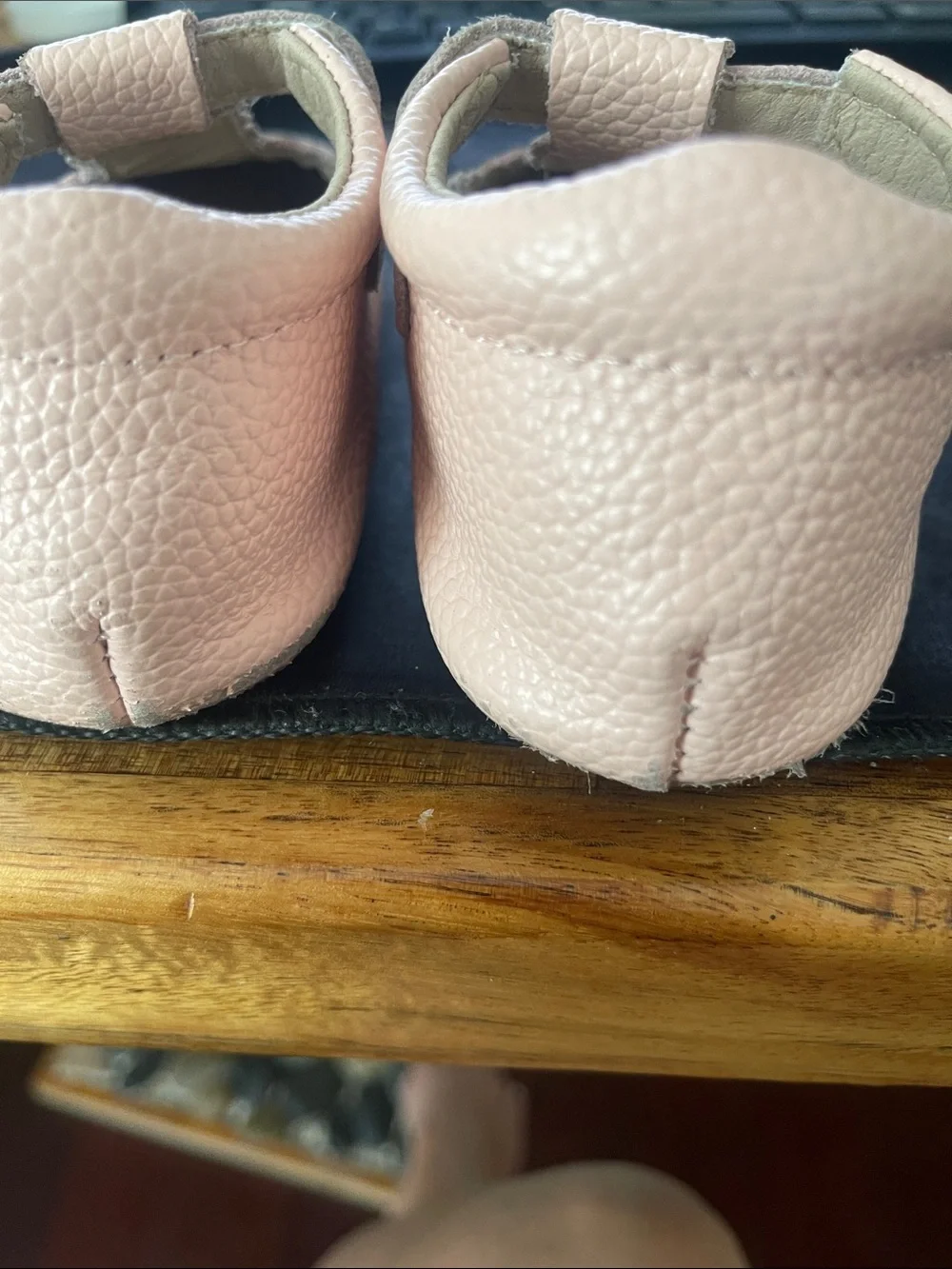 Classic T-Bar Kids Shoes in Pink and Black little Love Bug